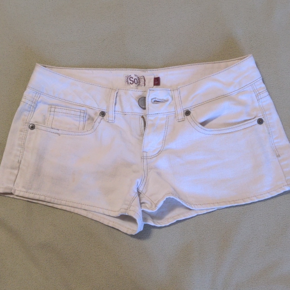 🔥BUNDLE (2/$9, 3/$12, 4/$15)🔥Kohl's SO White Denim Shorts